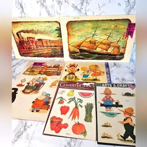 Vintage Meyercord decorator Decals lot